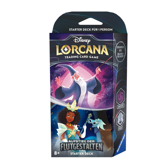 Disney Lorcana - Aufstieg der Flutgestalten Starter-Deck (Amethyst & Stahl) deutschRavensburger Disney Lorcana - Aufstieg der Flutgestalten Starter-Deck (Amethyst & Stahl) deutsch