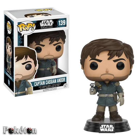 FUNKO POP Star Wars Rogue One #139 Captain Cassian Andor - Vinyl Figur NEU OVP
