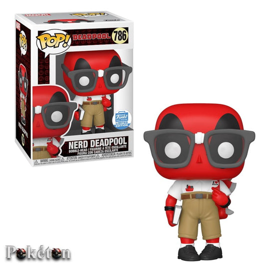 FUNKO POP #786 Nerd Deadpool - Vinyl Figur NEU