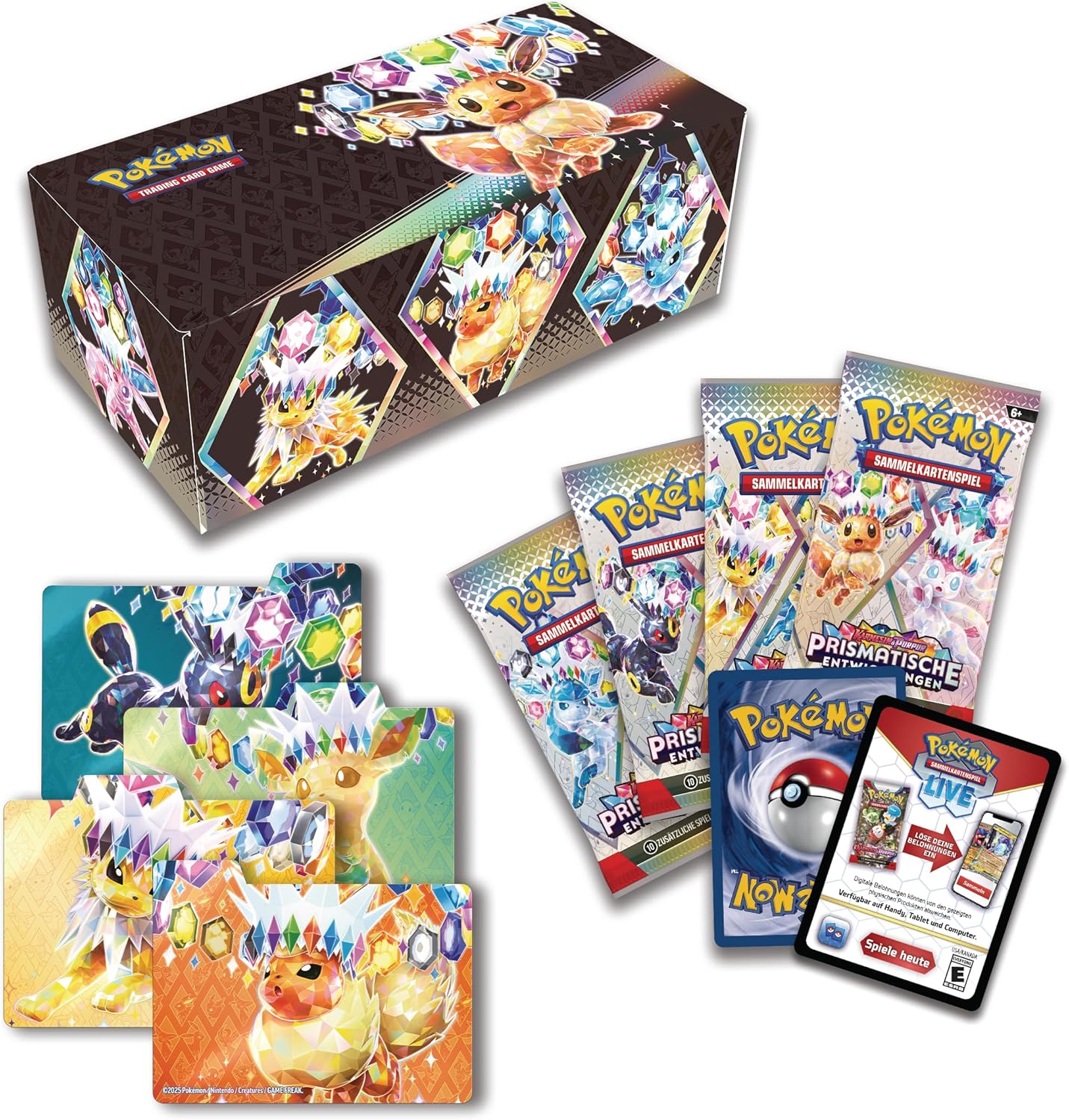 Pokemon TCG prismatische Entwicklungen Überraschungsbox Surprise Box DE deutsch NEU OVP