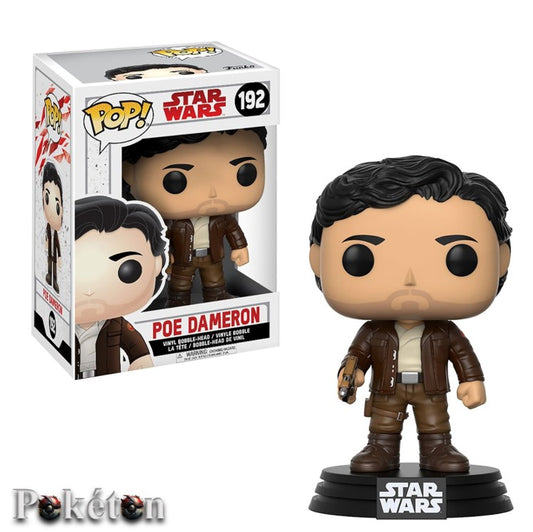 FUNKO POP Star Wars #192 Poe Dameron - Vinyl Figur NEU
