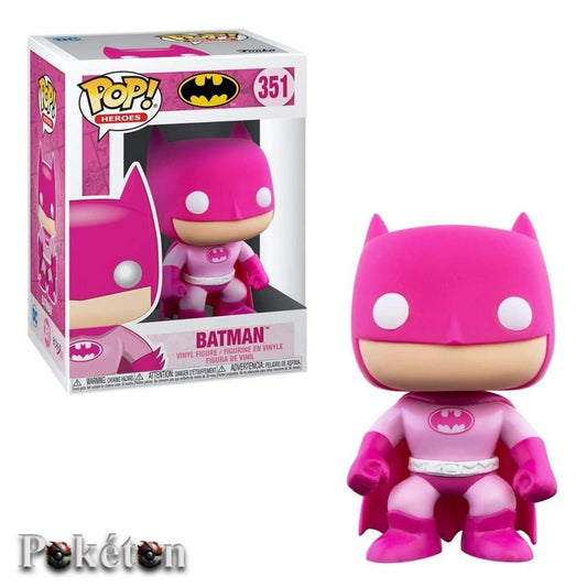 FUNKO POP DC Comics #351 Batman (Breast Cancer Awareness) - Vinyl Figur NEU