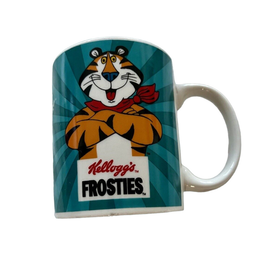 Original Kelloggs Tasse mit Tony dem Tiger Vintage Retro Müsli Cornflakes - NEU mit Etikett