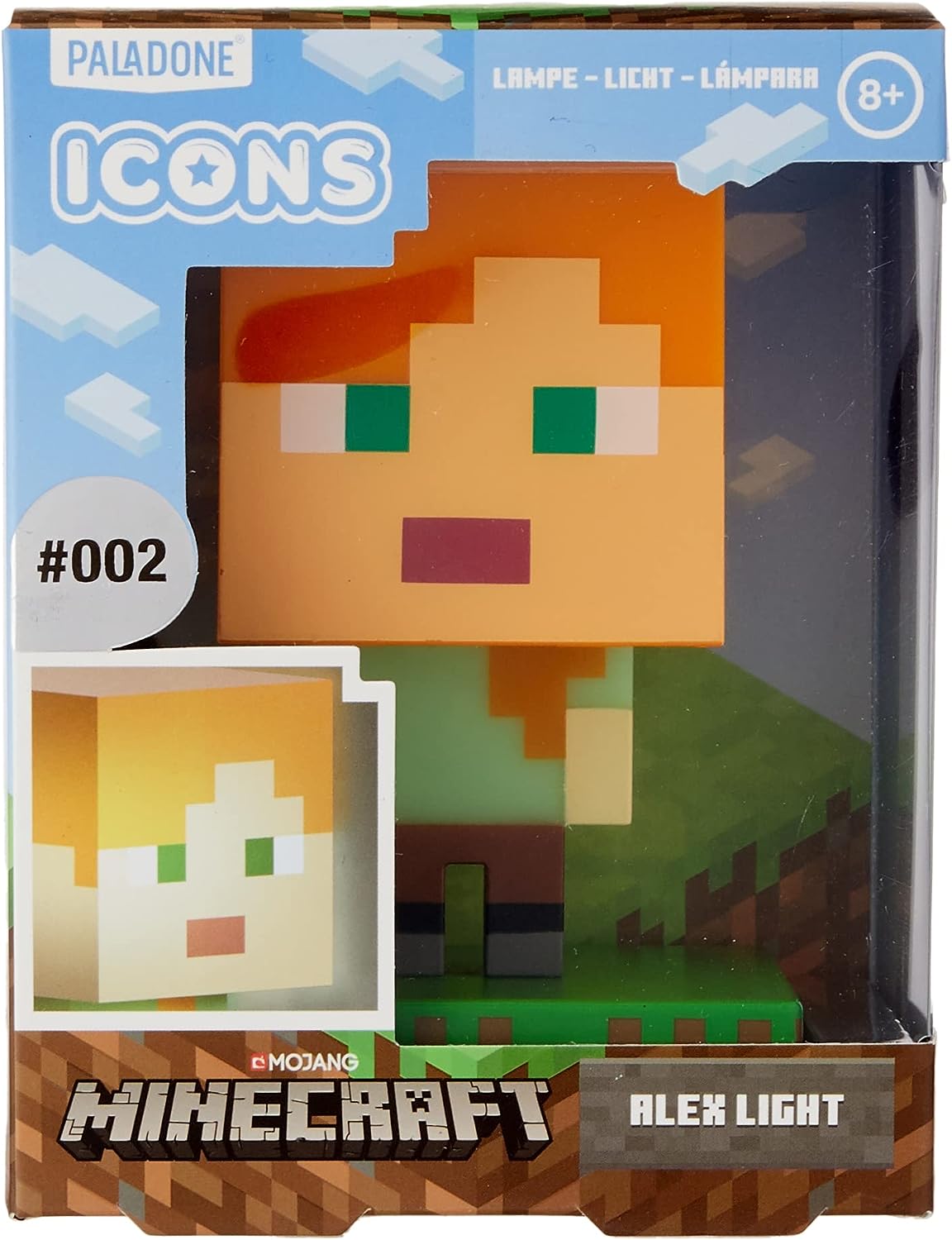 Minecraft Alex Icons Light Lampe Licht Nachtlicht