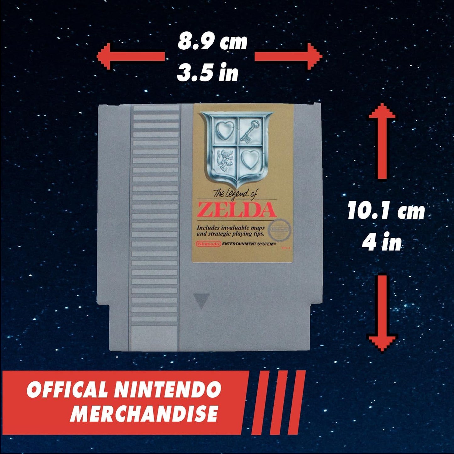 Paladone Nintendo NES 8x Untersetzer - grau, bedruckt, aus Kork