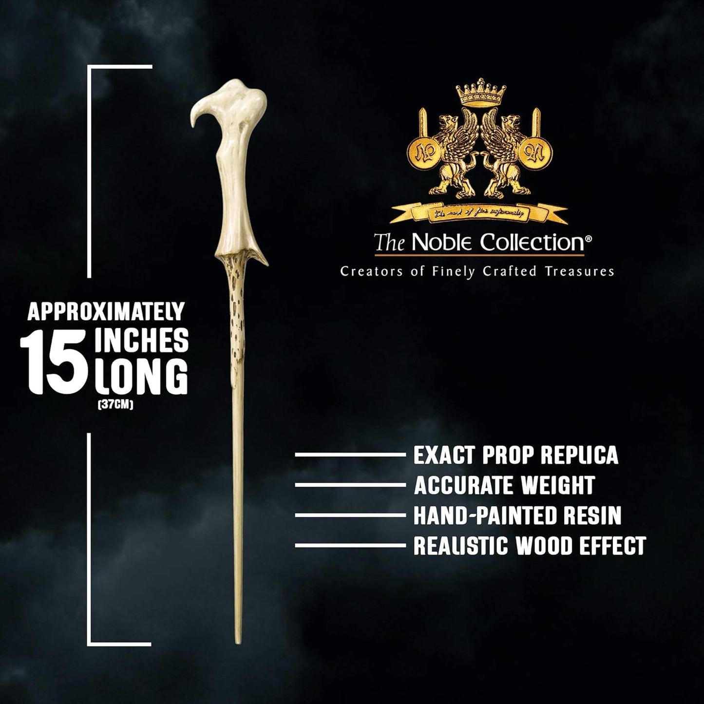 Lord Voldemort Zauberstab 38cm (Window Box) - Noble Collection - B-Ware