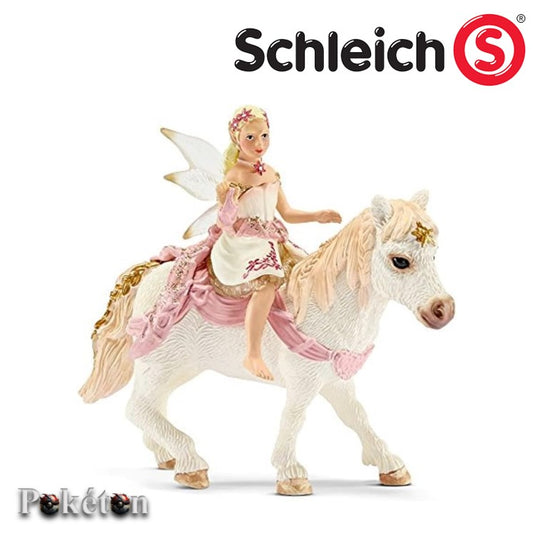 SCHLEICH 70501 - Bayala - Lilienzarte Elfe auf Pony reitend