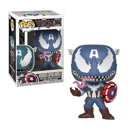 FUNKO POP - Marvel Venom #364 Venomized Captain America - Vinyl Figur NEU