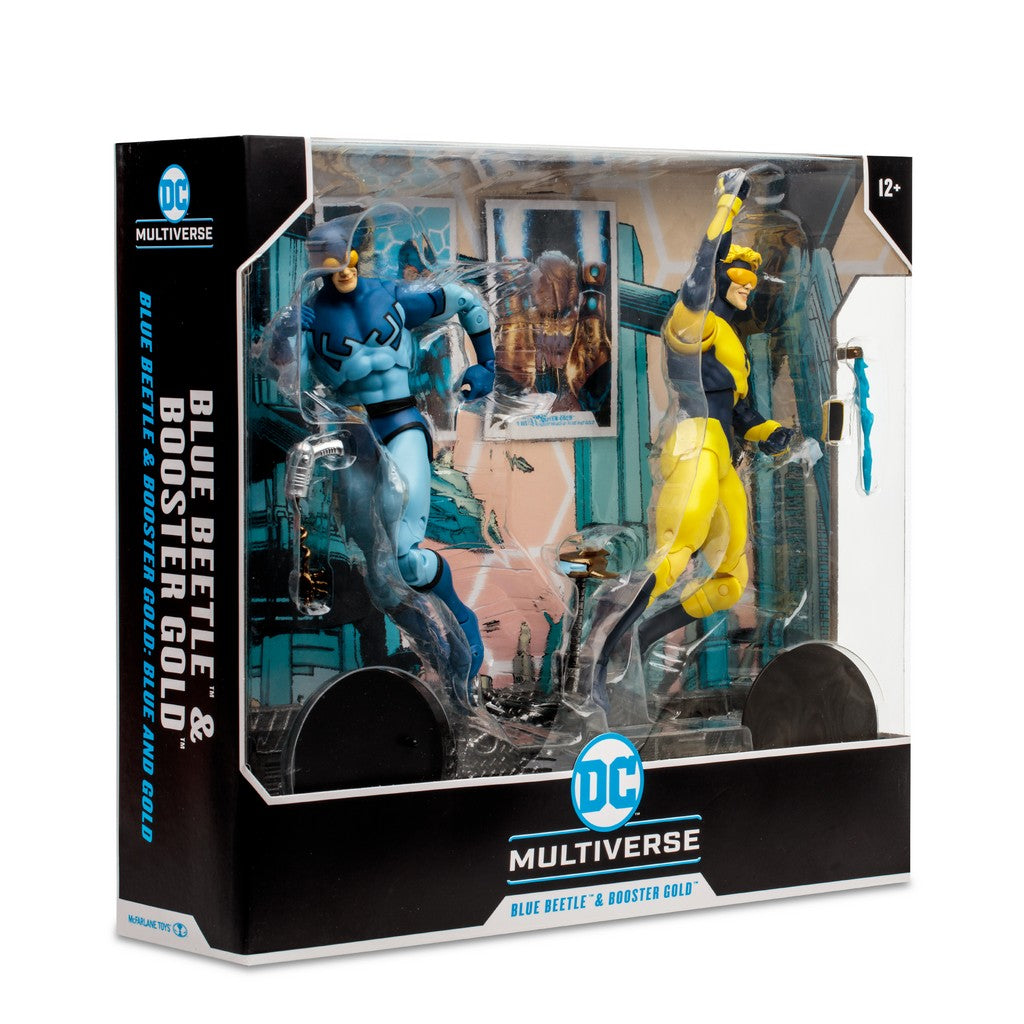 McFarlane Multiverse DC Comics 2er Pack Blue Beetle & Booster Gold 18cm - NEU OVP