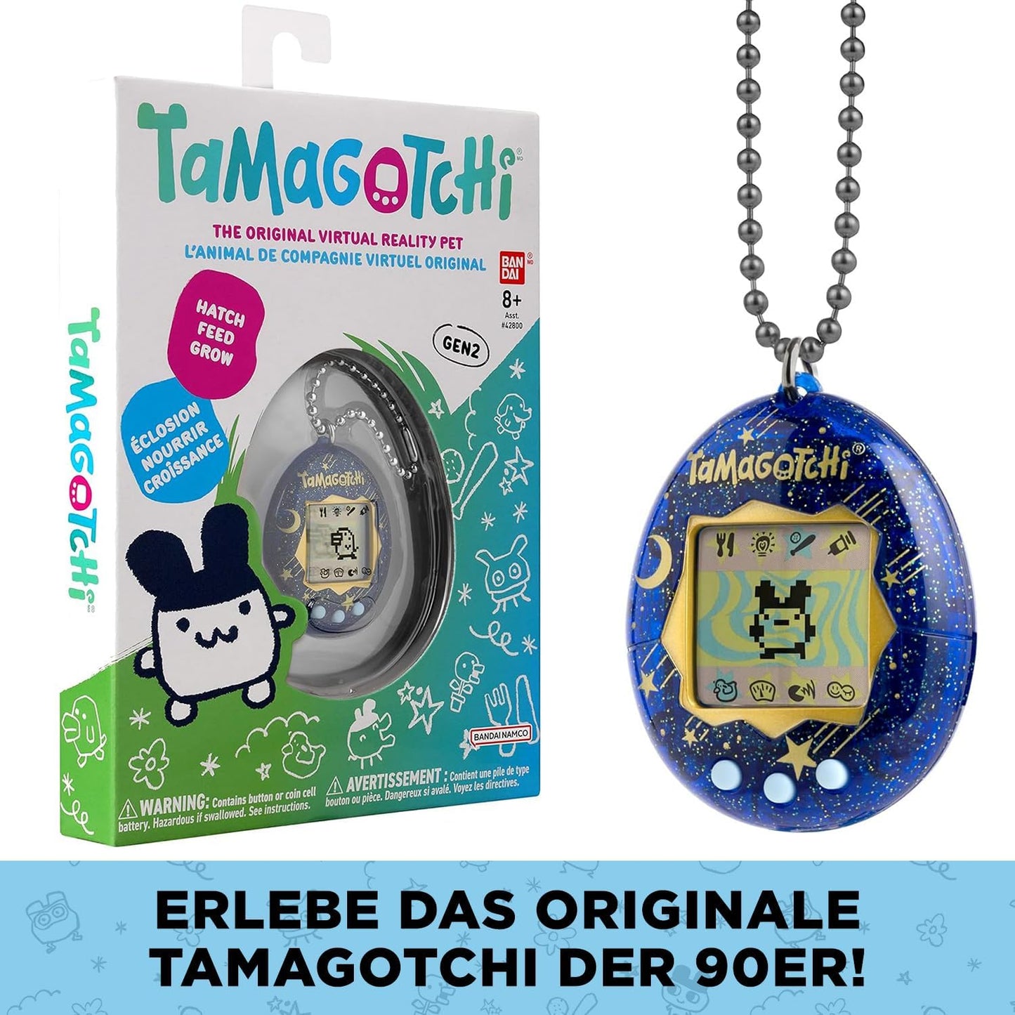 Bandai - Tamagotchi - Original - Starry Night - virtuelles Haustier - Spielzeug - NEU