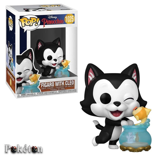 FUNKO POP Disney Pinocchio #1025 Figaro with Cleo - Vinyl Figur OVP NEU