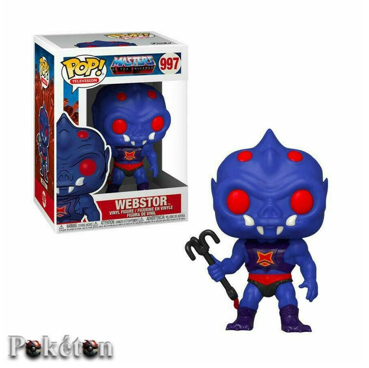FUNKO POP Master of the Universe #997 Webstor - Vinyl Figur NEU