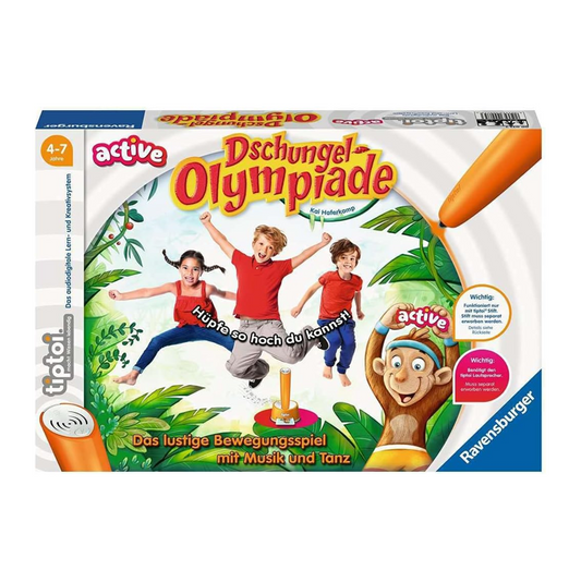 Ravensburger tiptoi Active Spiel 00075, Dschungel-Olympiade - NEU