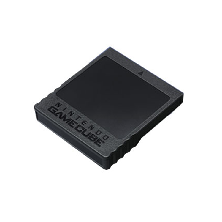 Original Nintendo Gamecube Memory Card grau 59 Blöcke / schwarz 251 Blöcke