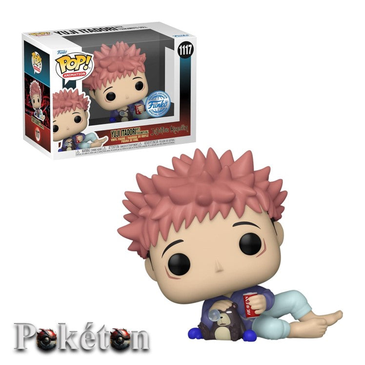 FUNKO POP Jujutsu Kaisen #1117 Yuji Itadori with Tsukamoto Doll - Vinyl Figur NEU