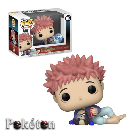 FUNKO POP Jujutsu Kaisen #1117 Yuji Itadori with Tsukamoto Doll - Vinyl Figur NEU