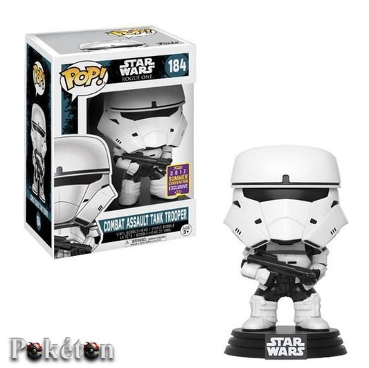 FUNKO POP Star Wars #184 Combat Assault Tank Trooper SDCC 2017 - Vinyl Figur NEU