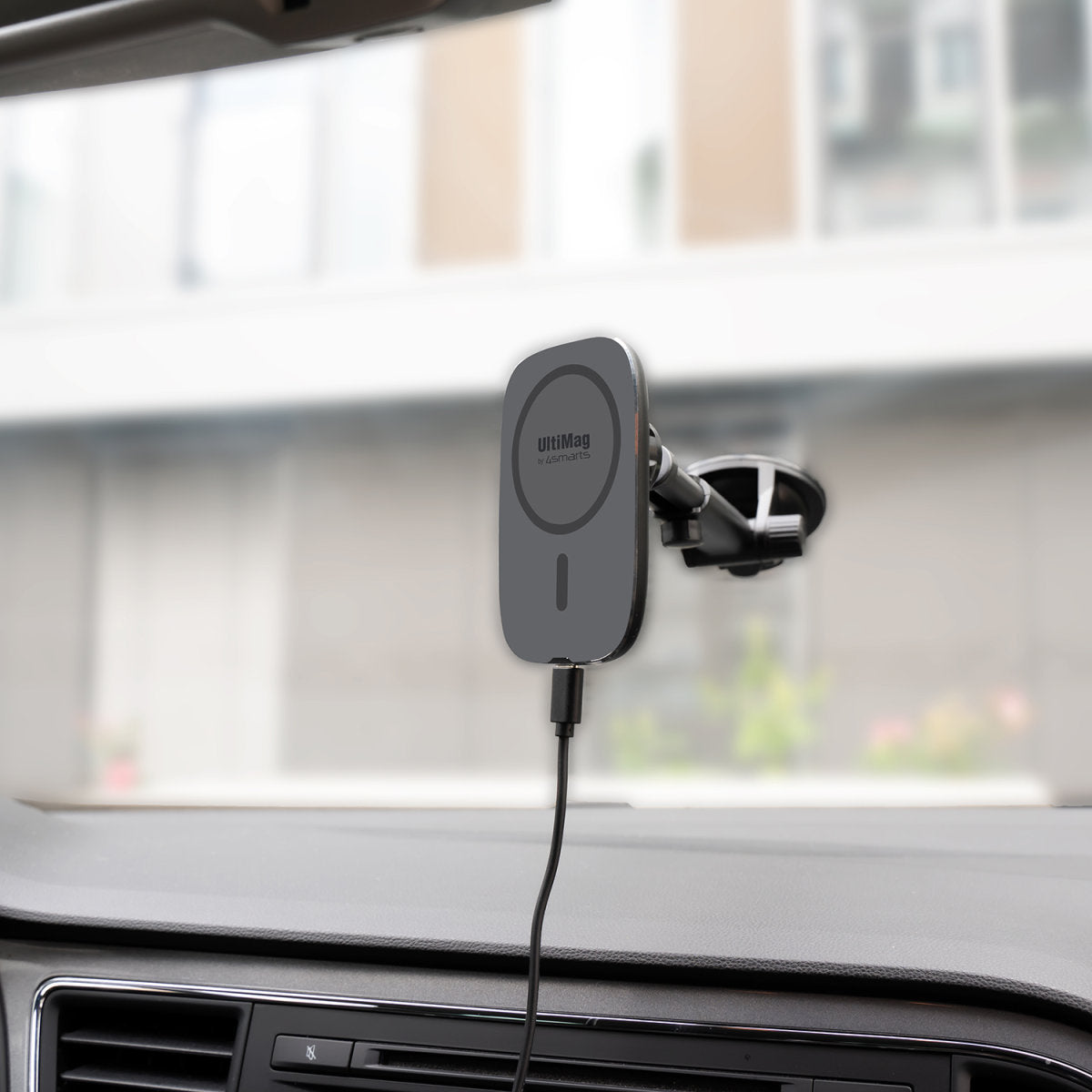 Wireless Kfz Ladeset UltiMag RoadTrip 15W schwarz for Apple Iphone Samsung & more