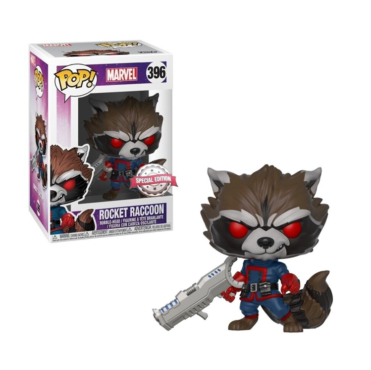FUNKO POP - Marvel #396 Rocket Raccoon - Vinyl Figur NEU
