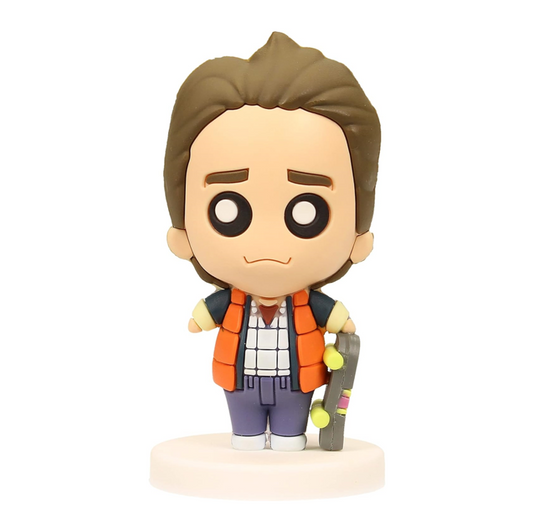 Marty McFly Back to the future Zurück in die Zukunft - Figur & Radiergummi Rubber