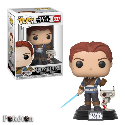 FUNKO POP Star Wars #337 Cal Kestis & BD-1 - Vinyl Figur NEU OVP