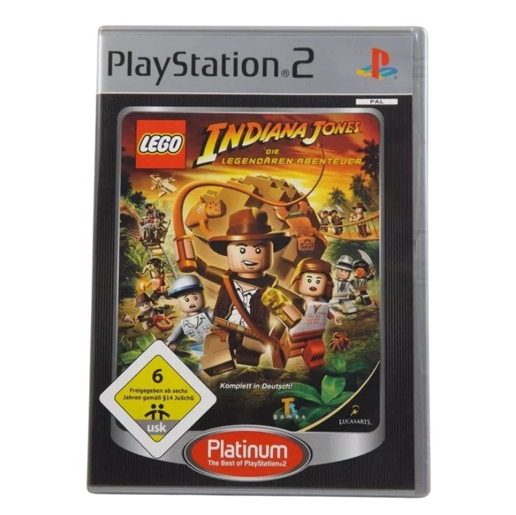 Playstation 2 Ps2 - LEGO Indiana Jones - Die legendären Abenteuer - Platinum - gebraucht