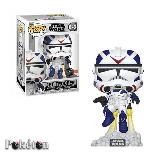 FUNKO POP Star Wars #643 Jet Trooper - Vinyl Figur NEU