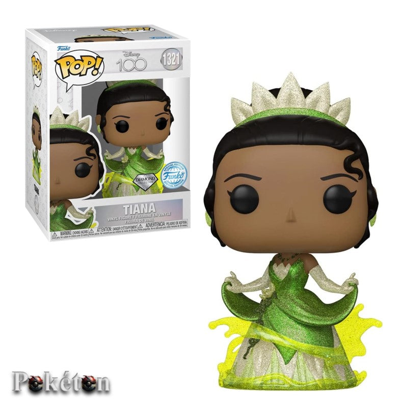 FUNKO POP Disney 100 #1321 Tiana - Diamond Collection - Vinyl Figur OVP NEU