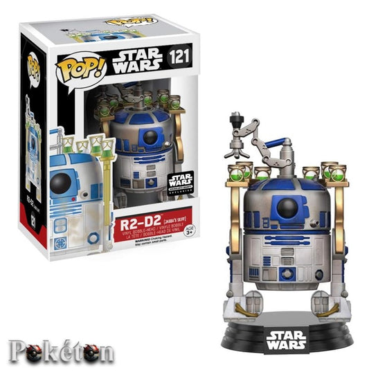 FUNKO POP Star Wars #121 R2-D2 (Jabba's Skiff) - Vinyl Figur NEU