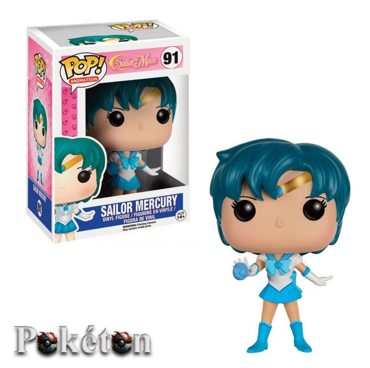 FUNKO POP Sailor Moon #91 Sailor Mercury - Vinyl Figur NEU