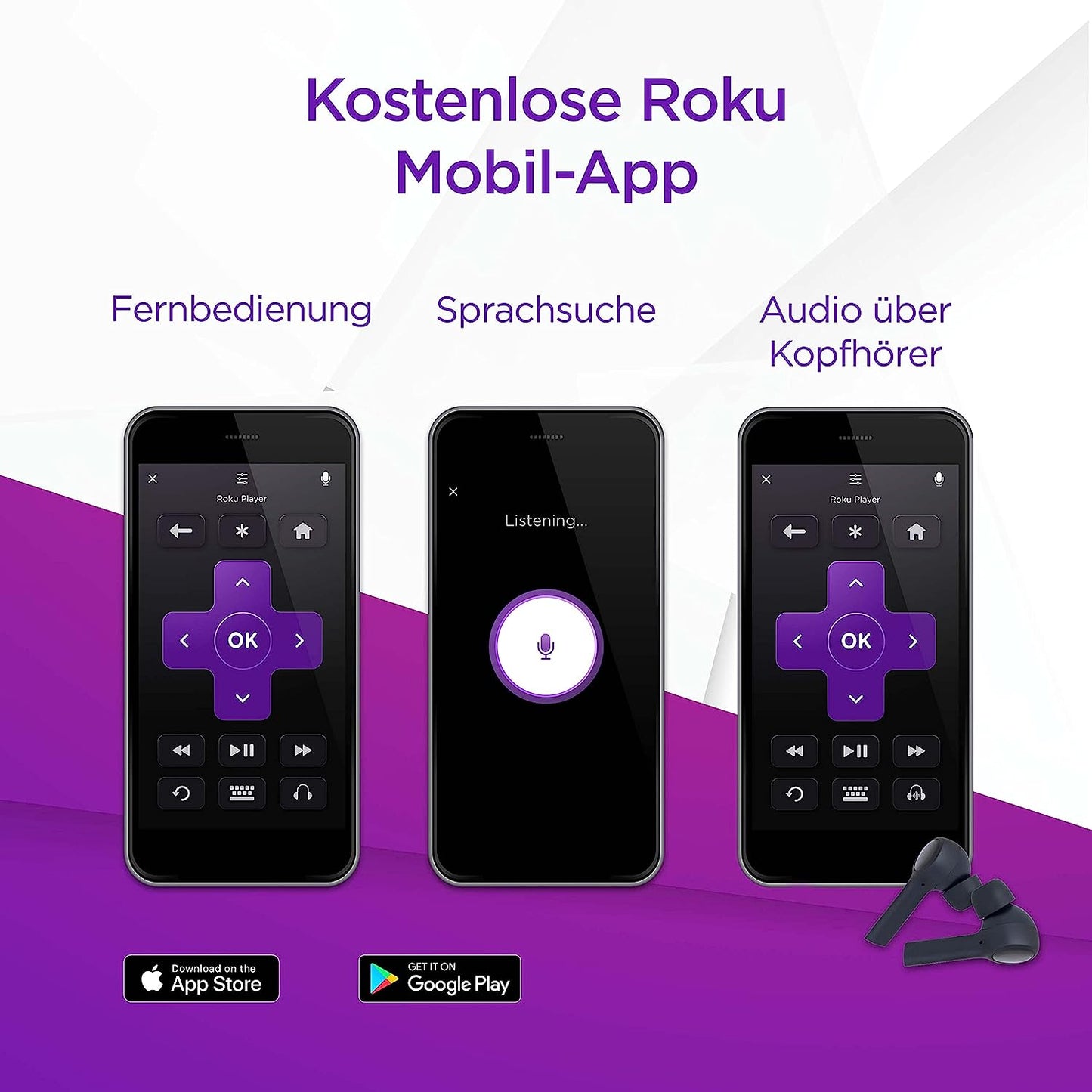 Roku Express | HD-Streaming Media Player | Funktioniert nur in Deutschland