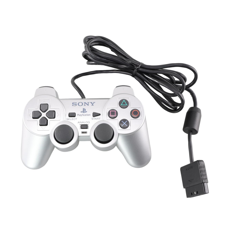 Playstation 2 Ps2 Controller - Original Sony - Dualshock - silber - sehr gut