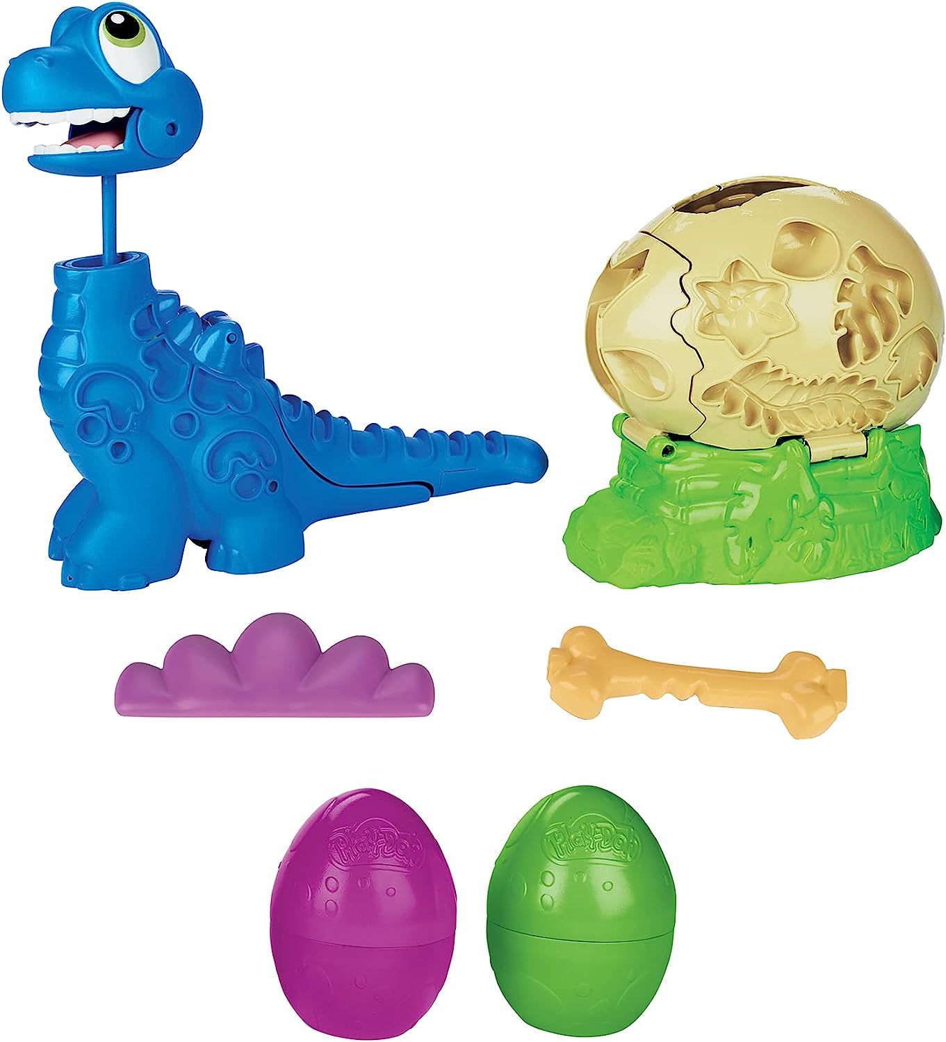 Play-Doh Dino Crew Bronto aus dem Ei, Spielzeug für Kinder