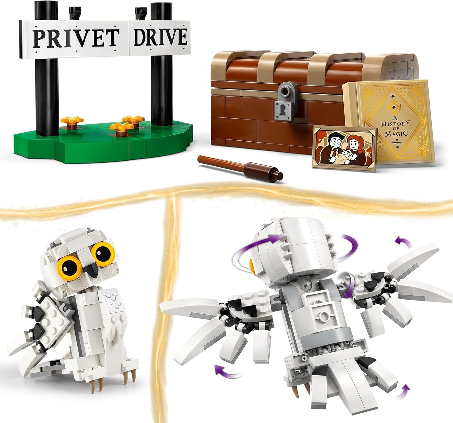 LEGO 76425 Harry Potter Hedwig Eule im Ligusterweg 4 Privet Drive - NEU OVP