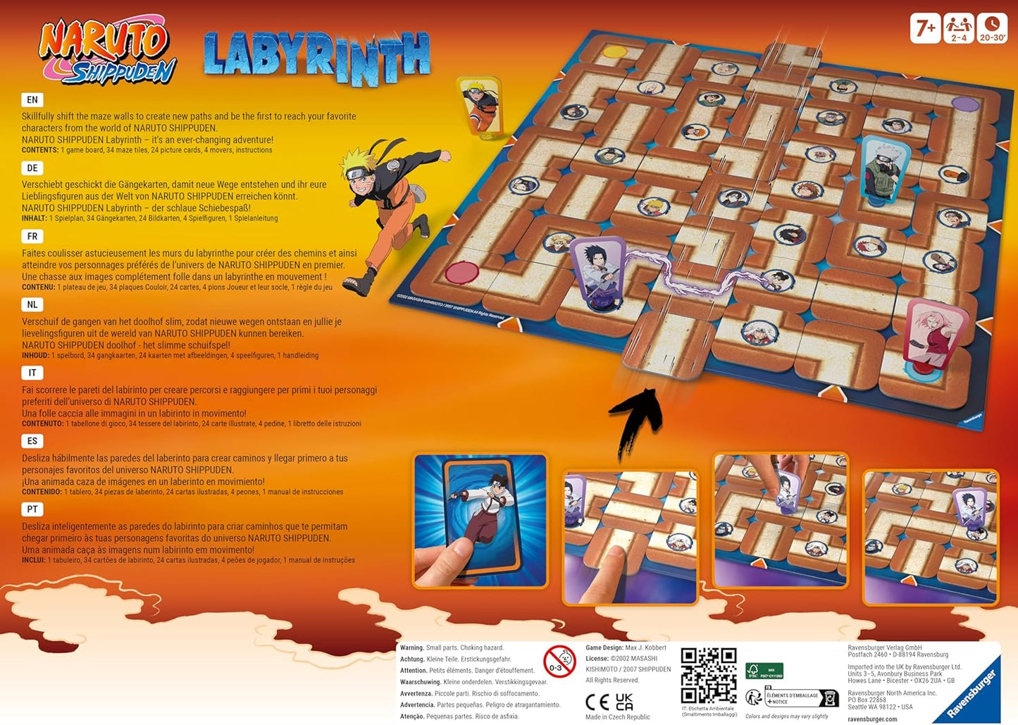 Das verrückte Labyrinth - Naruto Shippuden Edition - Ravensburger 27557 - NEU