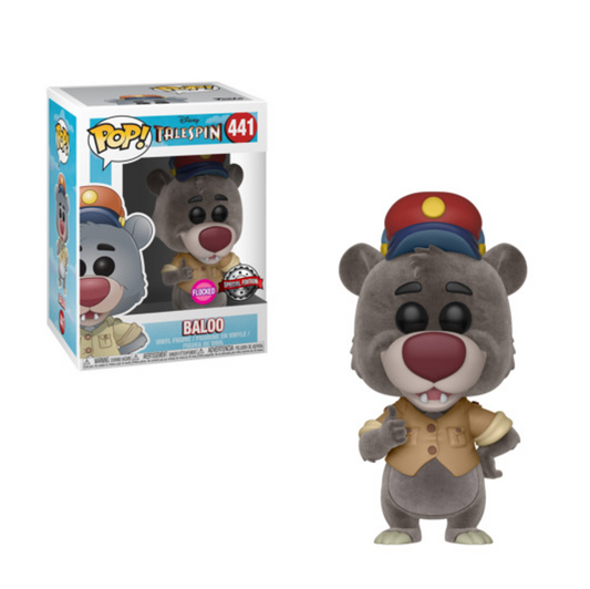 FUNKO POP - Disney Talespin #441 Baloo (Flocked) - Vinyl Figur NEU