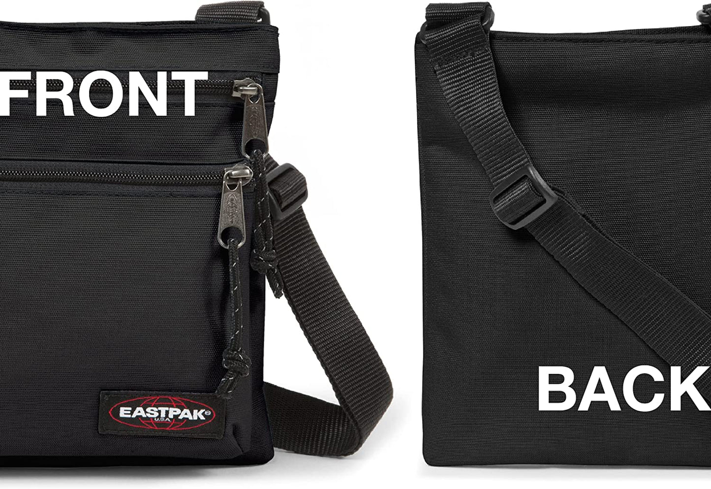 Eastpak Rusher Umhängetasche, 23 cm, Schwarz (Black)
