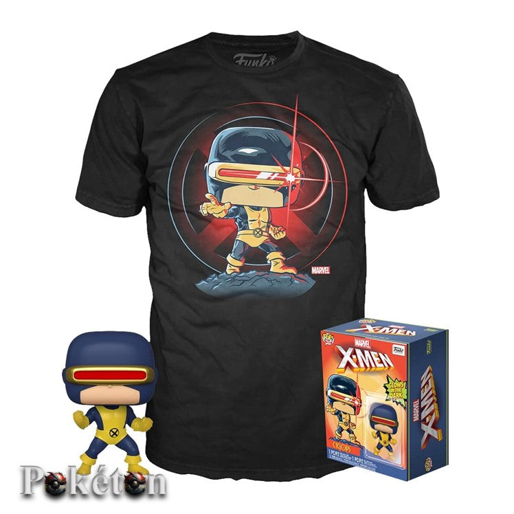 FUNKO POP Marvel X-Men Box - Cyclops + T-Shirt (M) - Vinyl Figur NEU