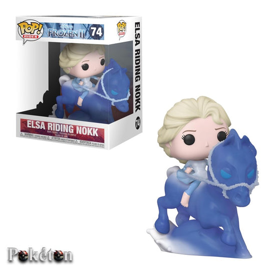 FUNKO POP Disney Frozen II #74 Elsa Riding Nokk - Vinyl Figur NEU