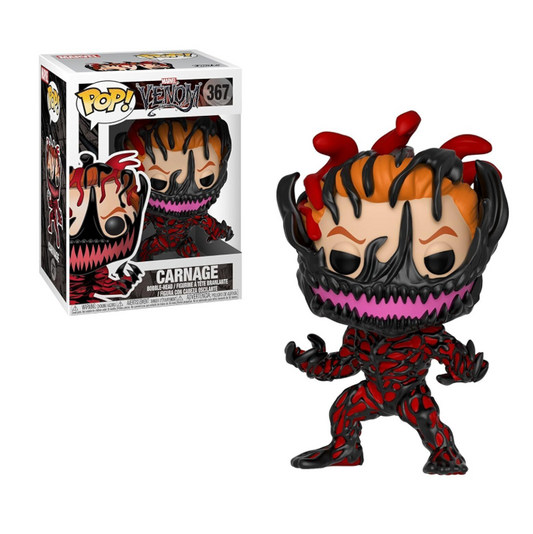 FUNKO POP - Marvel Venom #367 Carnage - Vinyl Figur NEU