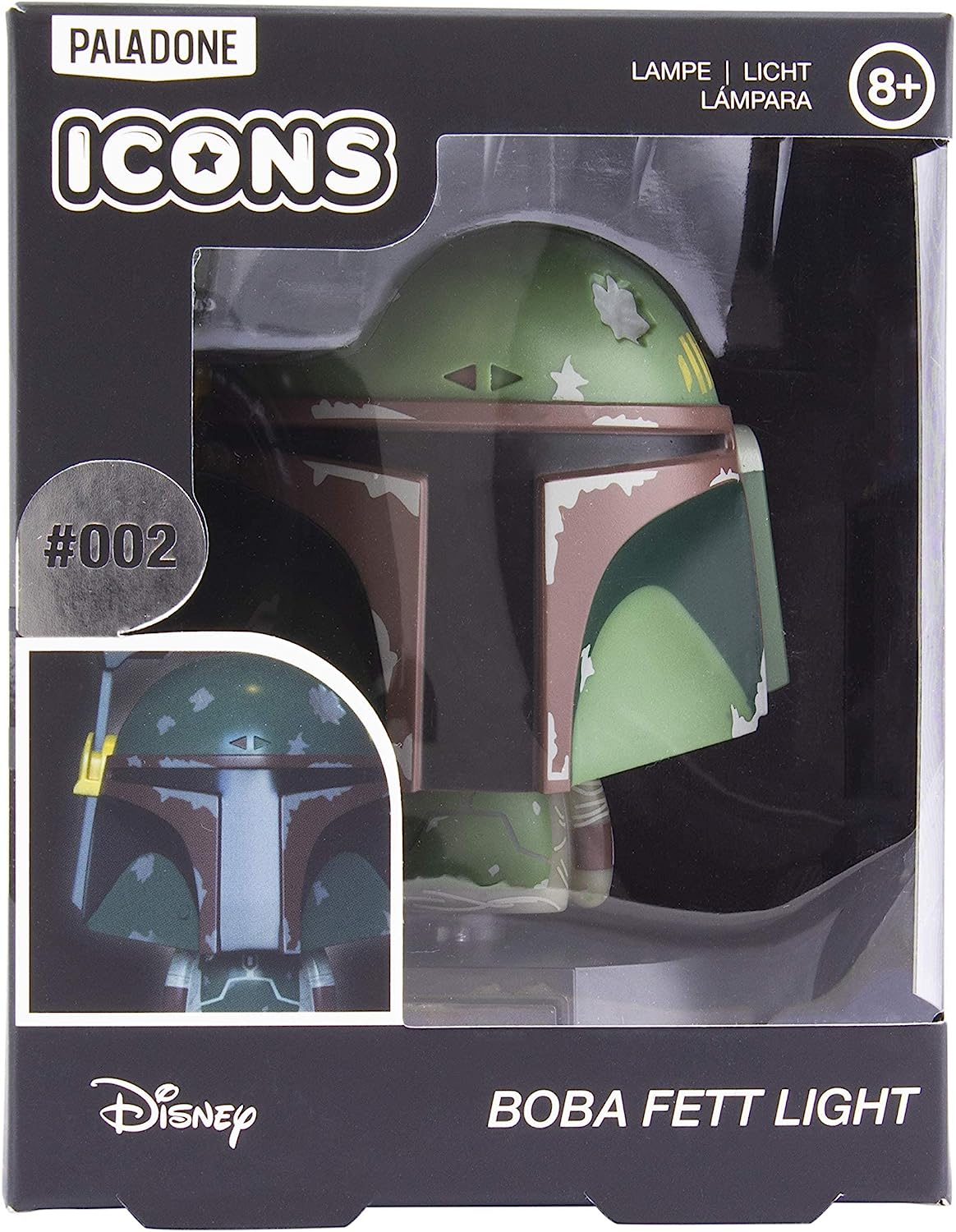 Star Wars Disney Boba Fett - Icons Light Licht Nachtlicht Lampe - Paladone