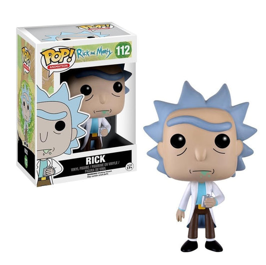 FUNKO POP Rick and Morty #112 Rick Vinyl Figur sealed NEU