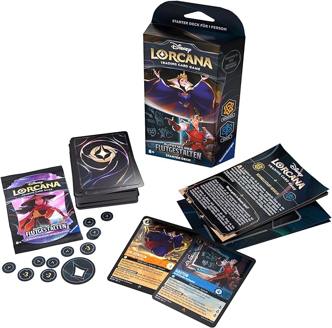 Disney Lorcana - Aufstieg der Flutgestalten Starter-Deck (Bernstein Saphir) deutsch