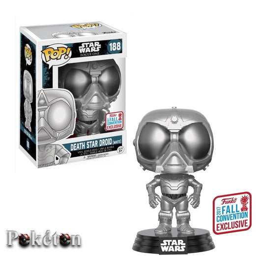 FUNKO POP Star Wars Rogue One #188 Death Star Droid (White) 2017 - Vinyl Figur NEU