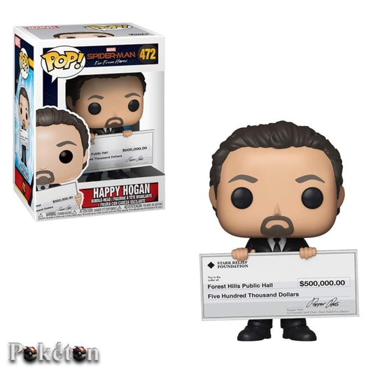 FUNKO POP Marvel Spider-Man #472 Happy Hogan - Vinyl Figur NEU OVP