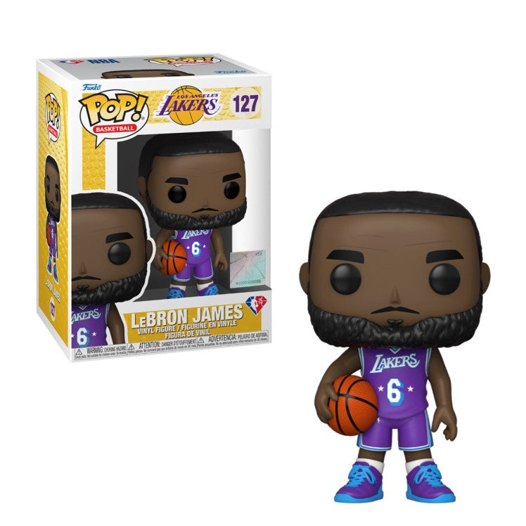 FUNKO POP Los Angeles Lakers #127 LeBron James NBA Basketball - Vinyl Figur NEU