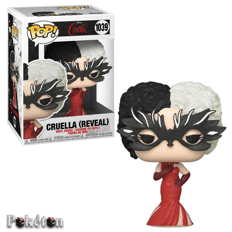 FUNKO POP Disney #1039 Cruella (Reveal) - Vinyl Figur OVP NEU