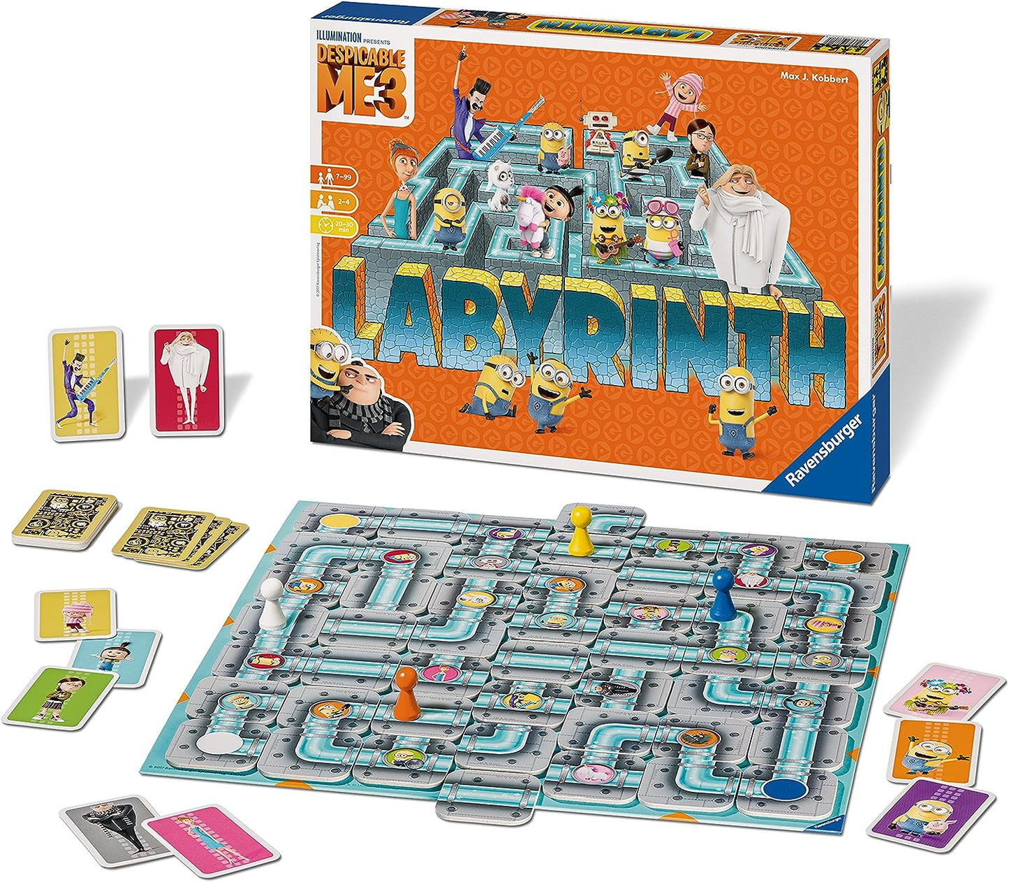 Ravensburger Labyrinth Minions Ich einfach unverbesserlich 3 - Brettspiel Gesellschaftsspiel