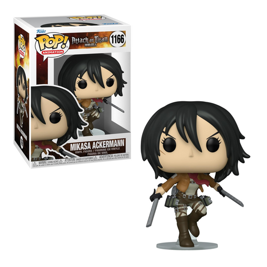 FUNKO POP - Attack on Titan #1166 Mikasa Ackermann - Vinyl Figur NEU