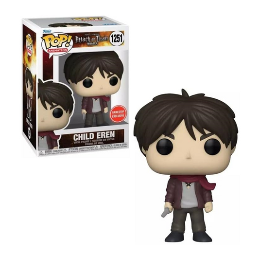 FUNKO POP - Attack on Titan #1251 Child Eren - Vinyl Figur NEU